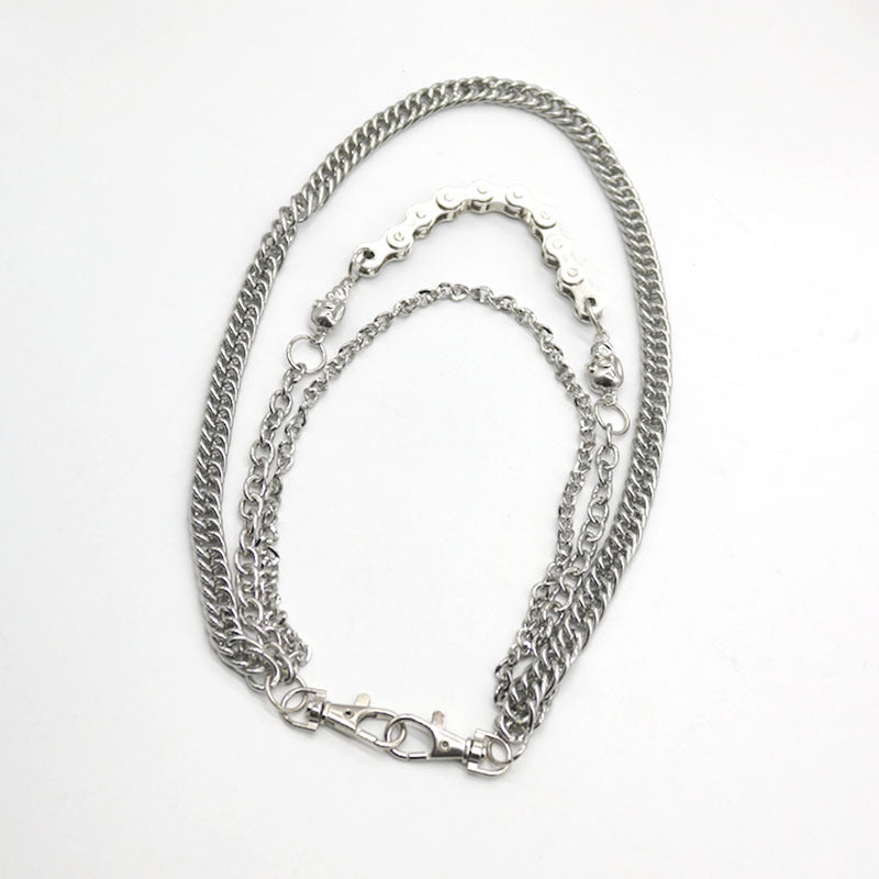BLACKRISS™Silver Skull Belt Chain-Blackriss