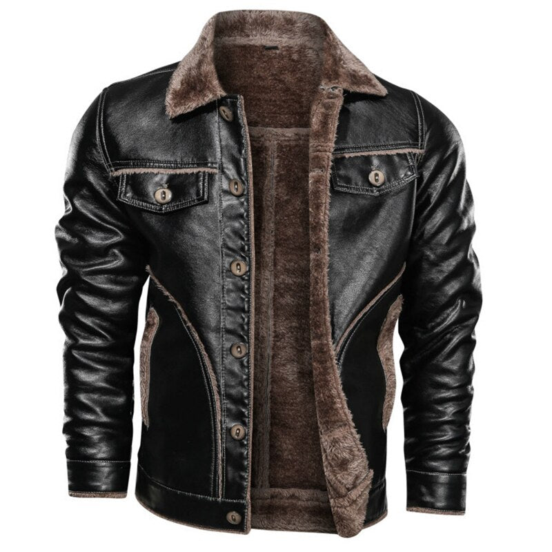 Blackriss™Men's Leather Jacket-Blackriss