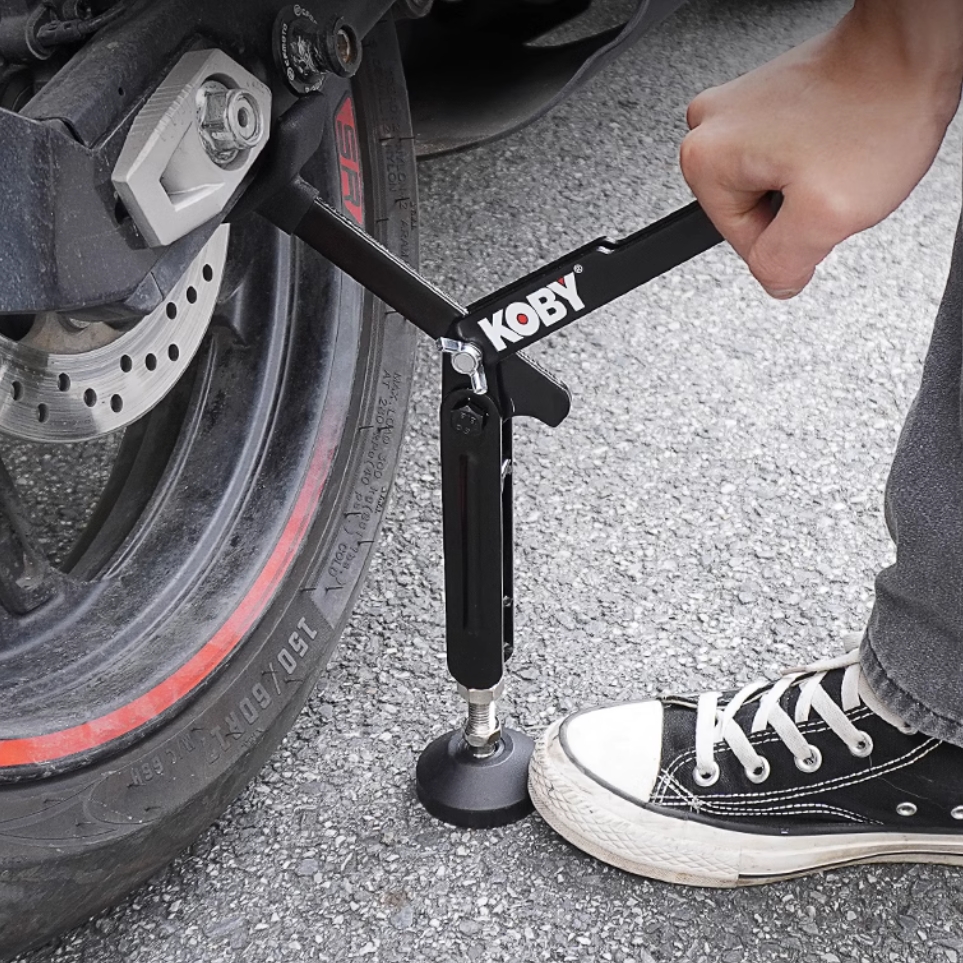 Motorcycle lifting frame rear wheel support frame portable maintenance lifting frame