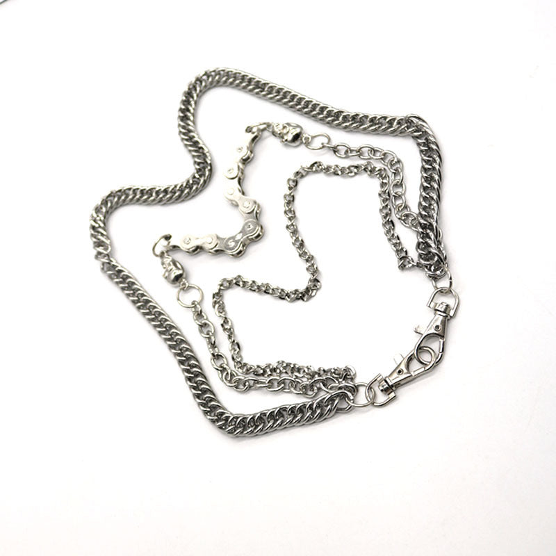 BLACKRISS™Silver Skull Belt Chain-Blackriss