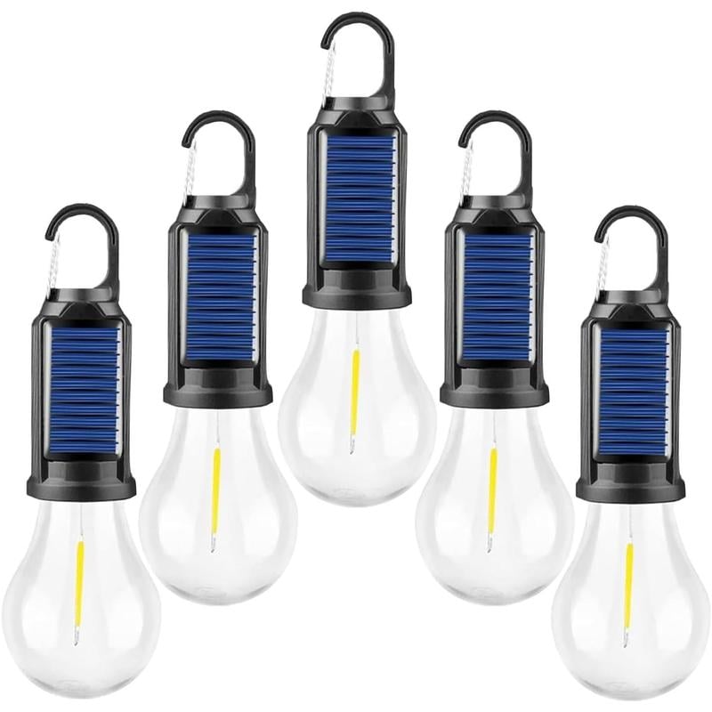🔥Solar Rechargeable Hooked Camping Light