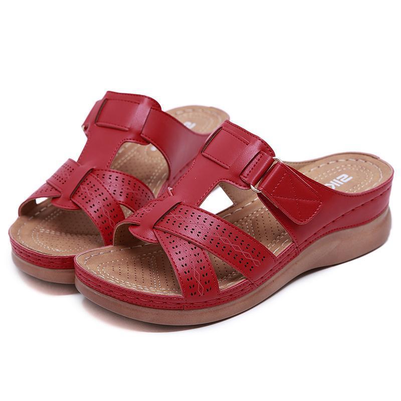Women's Hook Loop Wedges Sandals