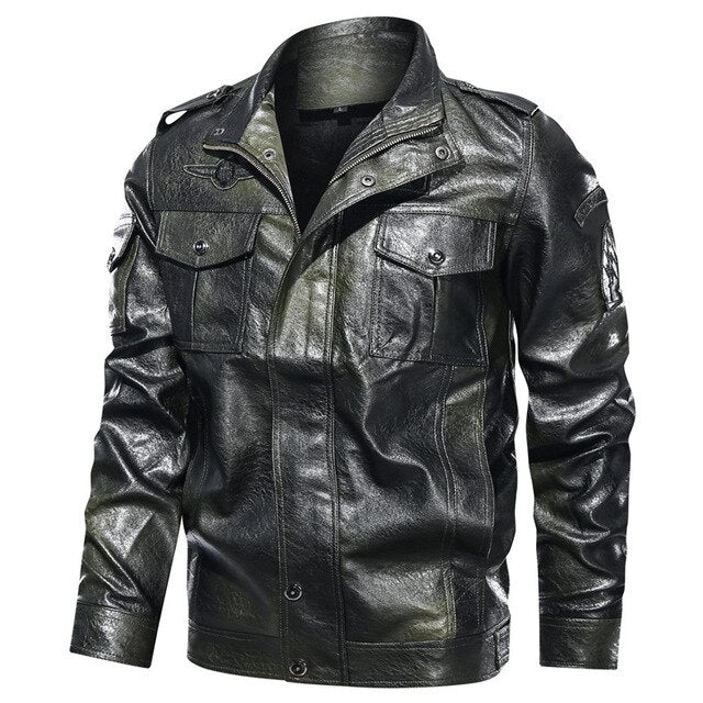 Blackriss™Men's Leather Jacket-Blackriss