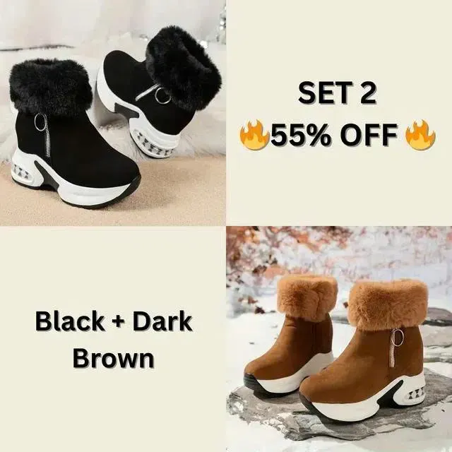 Women's Chunky Platform Winter Boots