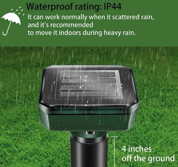 🔥Solar Power Mouse Mole Snakes Pest Rodent Repeller