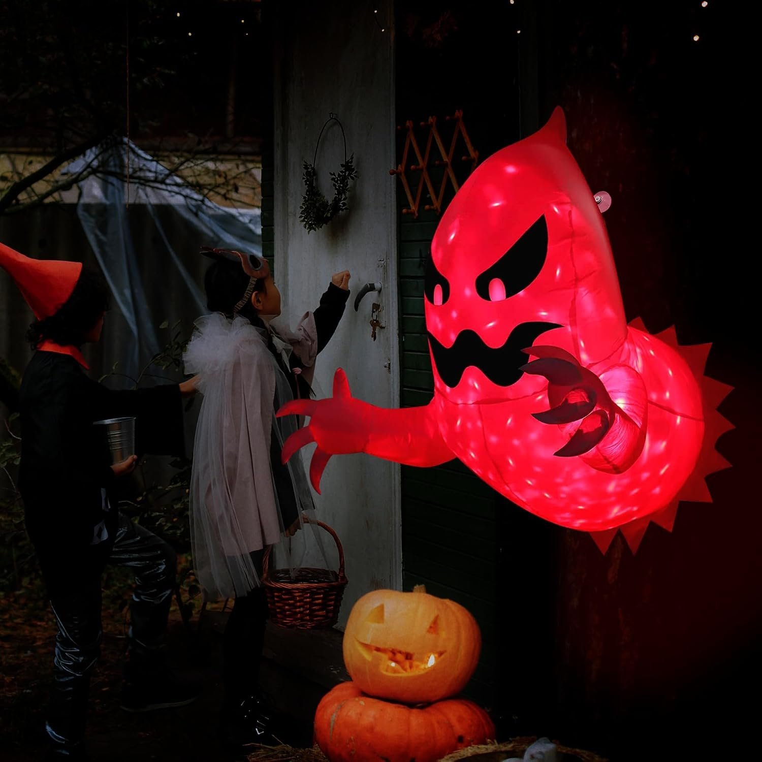 Holiday Day 49% OFF LED Halloween Inflatable Ghost