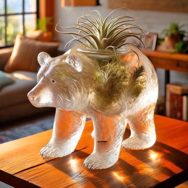 Glass Animal Shaped Air Plant Holders