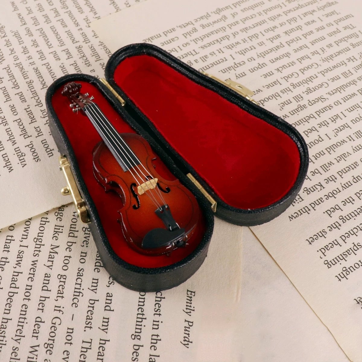 ✨Playable Tiny Violin Figurine