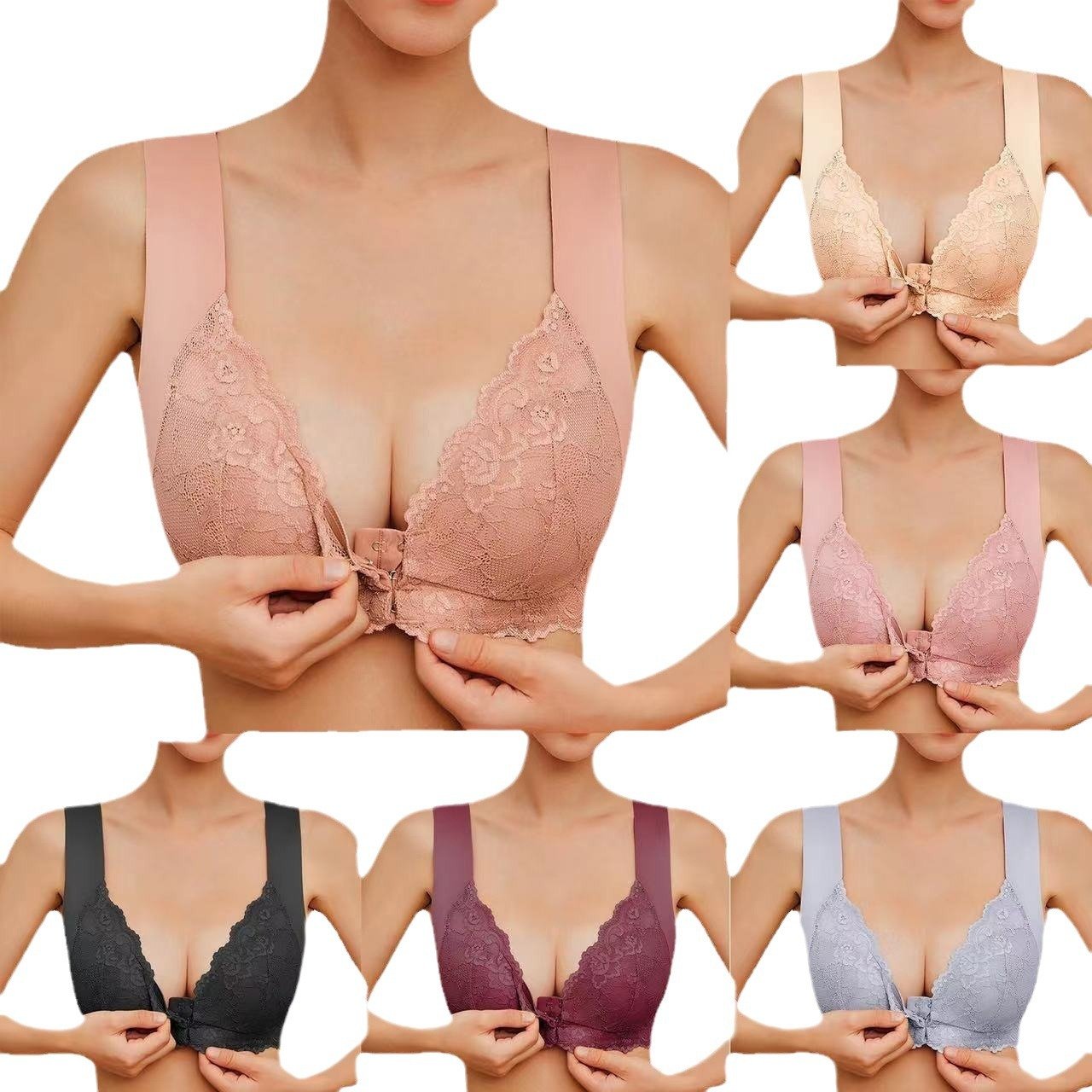 🔥Full Coverage Front, Closure Support Bra Comfort & Sleep Bra💖