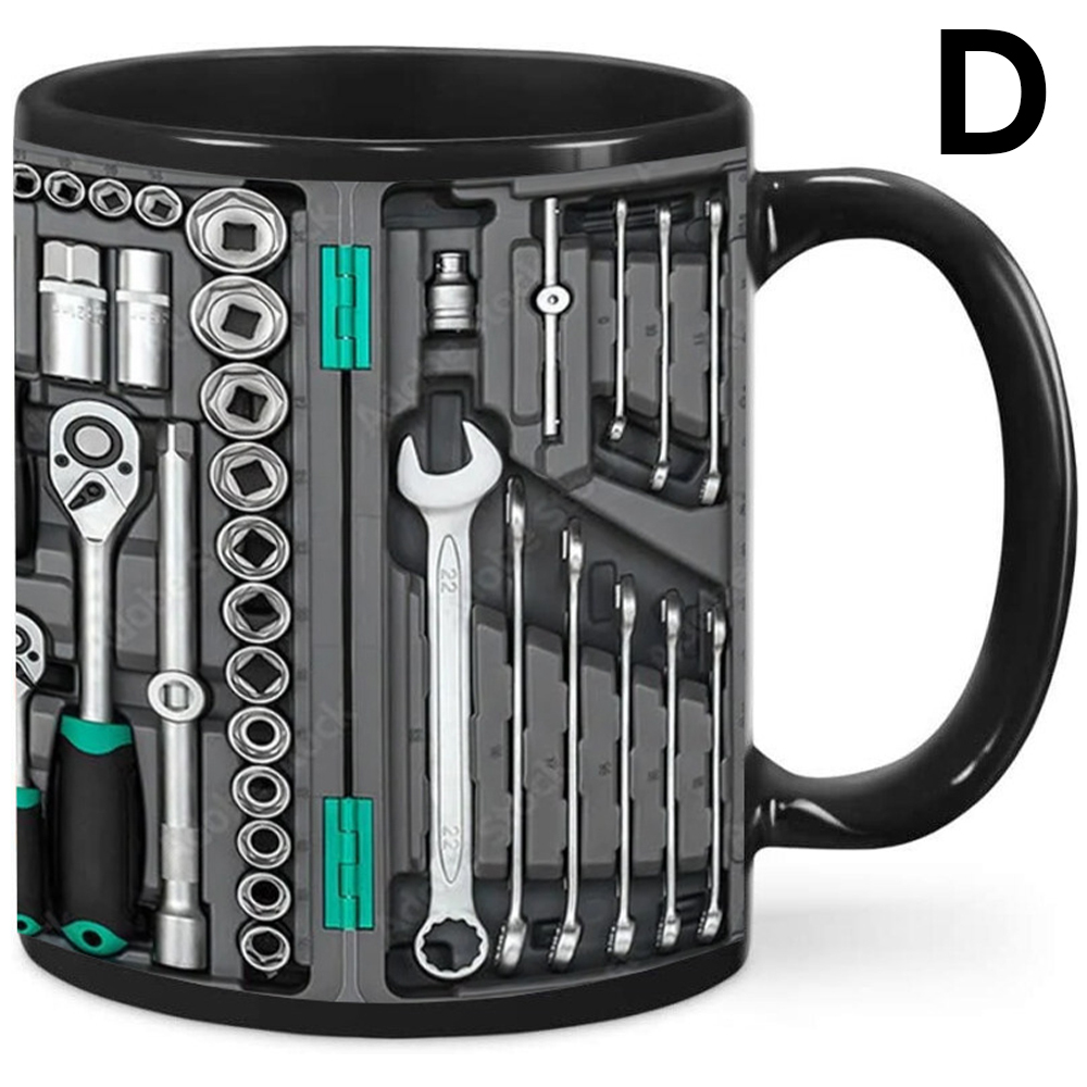 Unique 3D Mechanic Toolbox Set Mug