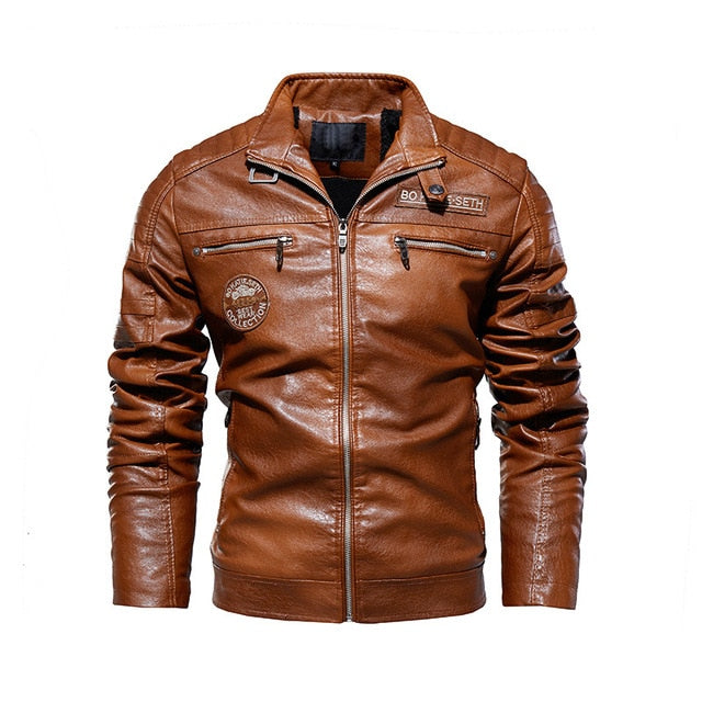 Blackriss™Men's Leather Jacket-Blackriss
