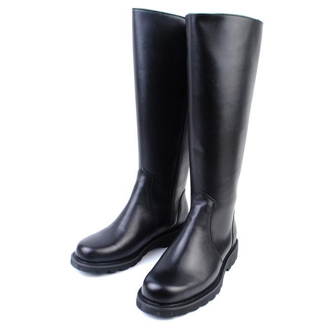 BLACKRISS™Men's Cowboy Cowhide Ankle Biker Zipper Boots-Blackriss