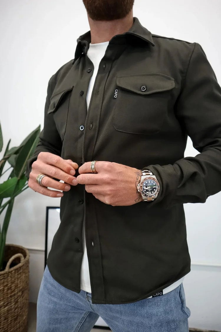 Button Down Shirt Jacket (Buy 3 Free Shipping)