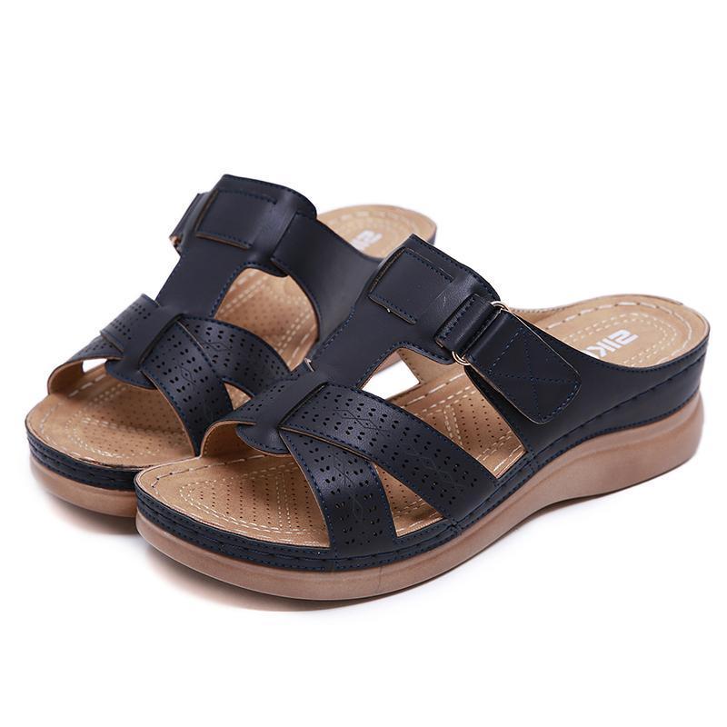 Women's Hook Loop Wedges Sandals