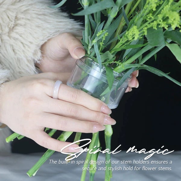 💕49% OFF🎁Spiral Ikebana Stem Holder💐