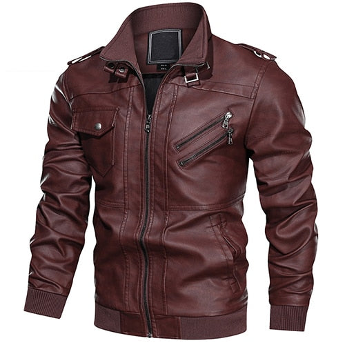 Blackriss™Men's Leather Jacket-Blackriss