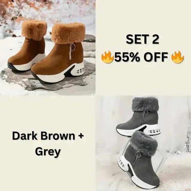 Women's Chunky Platform Winter Boots