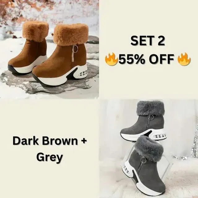 Women's Chunky Platform Winter Boots