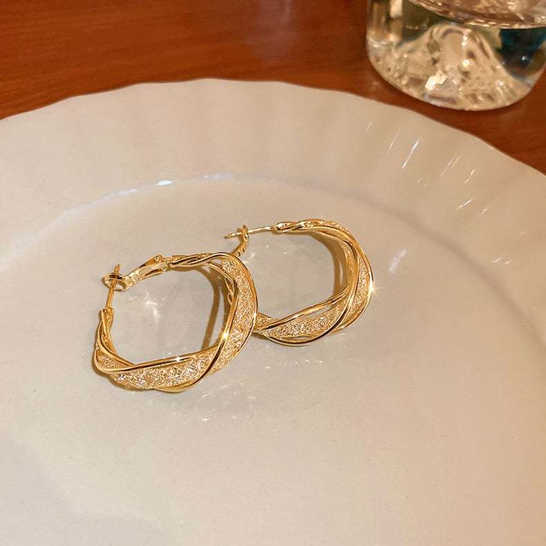 49% OFF Today Only! (4.8/5⭐⭐⭐⭐⭐)💕-Fashion Twist Earrings