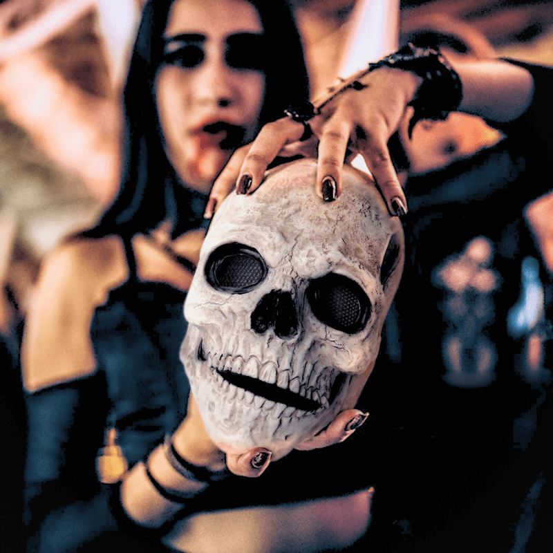SkullMask™ - Full Head Skull Mask with Movable Jaw