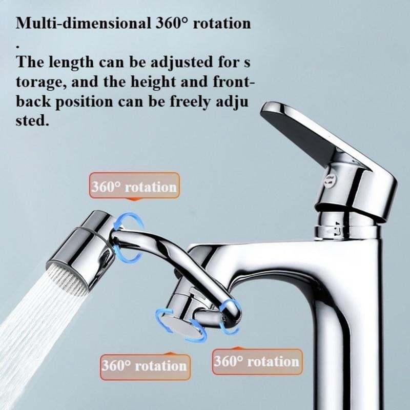 🚰Universal sink faucet-✨360° Rotatable Faucet Aerator Extension