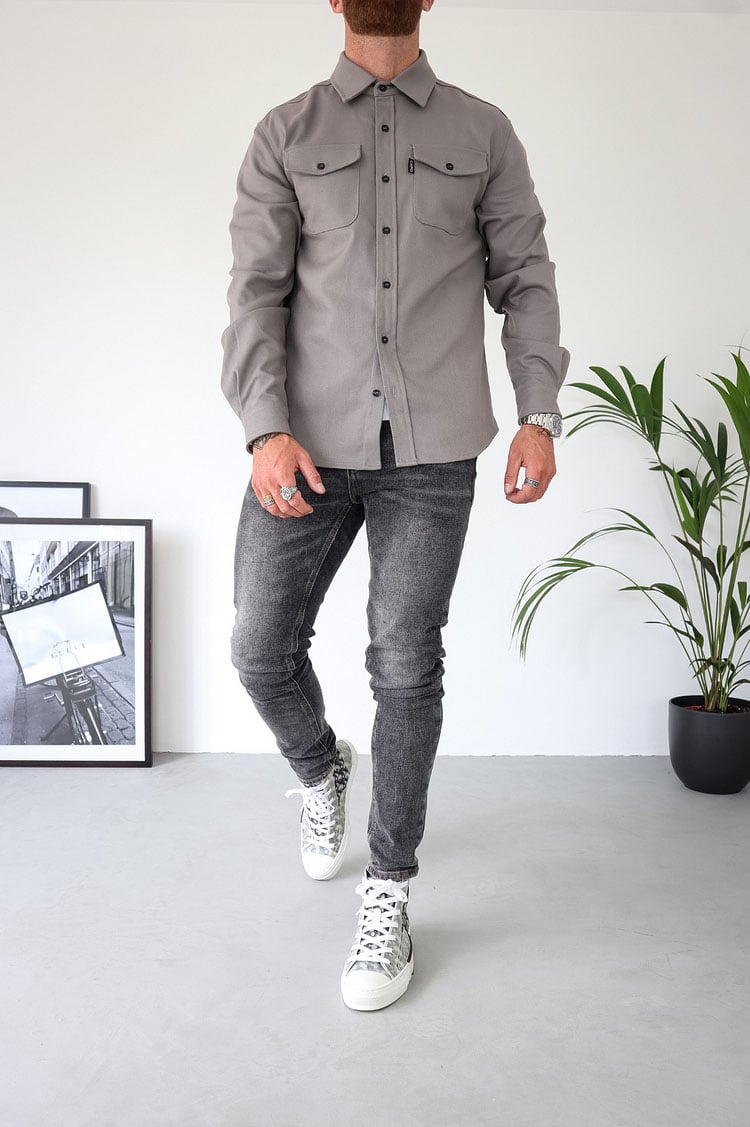 Button Down Shirt Jacket (Buy 3 Free Shipping)