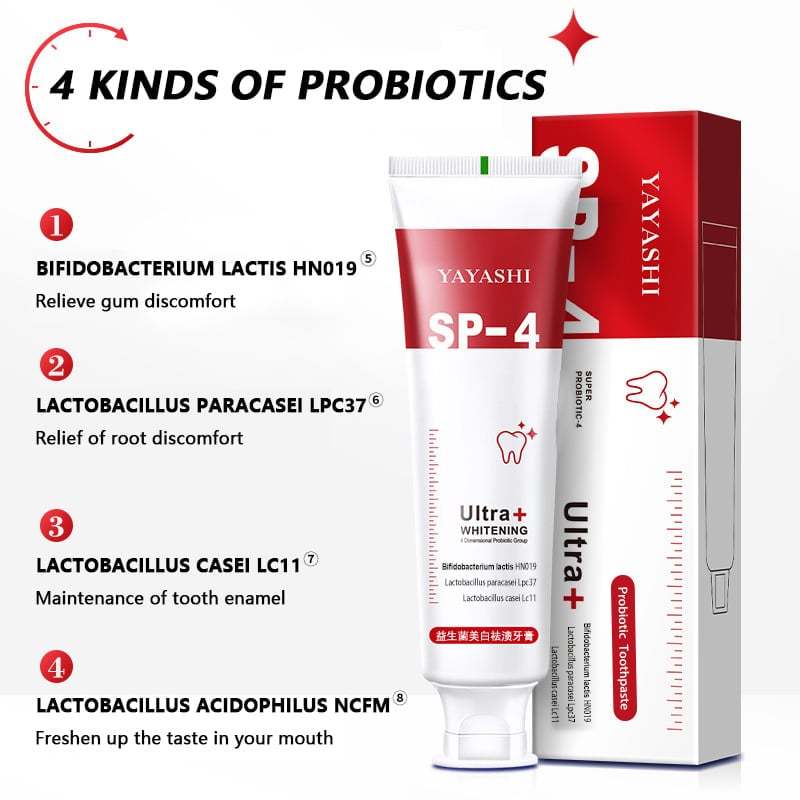 🔥2024 HOT SALE - YAYASHI SP-4TM Probiotic Whitening Toothpaste