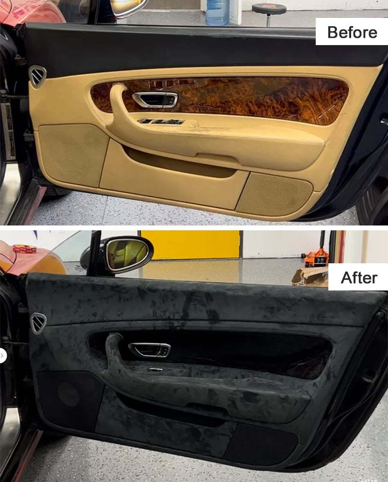 🔥Self-Adhesive Faux Suede Fabric for Automotive/ Home Repair/ DIY