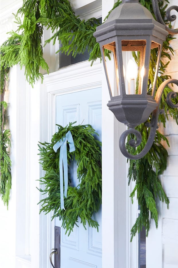 Natural Christmas Greenery - Norfolk Pine Garland