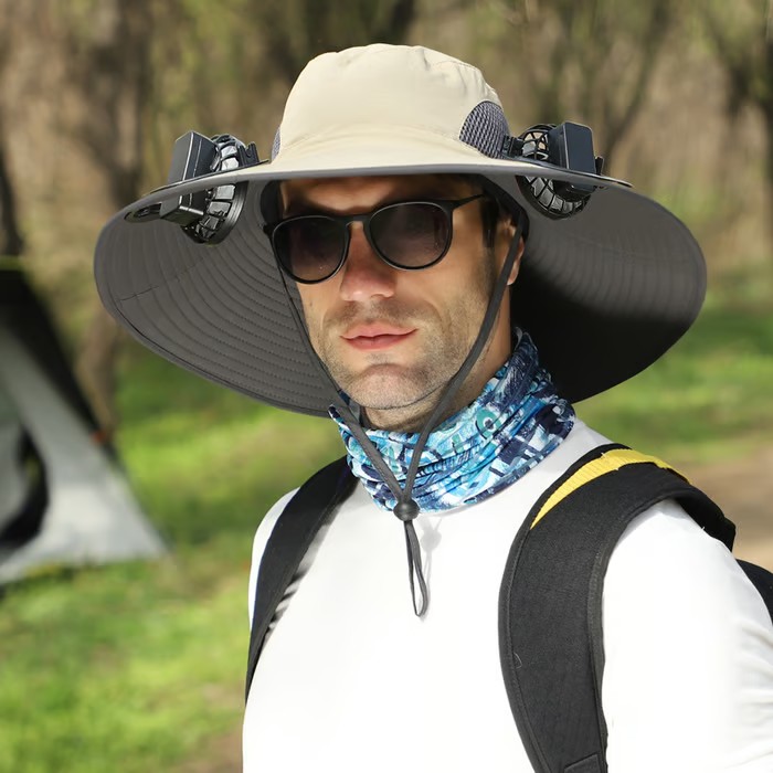 🎁2026 New Ultralight Solar Fan Sun Hat – Lighter Than a Baseball!⚾(Only 11oz)