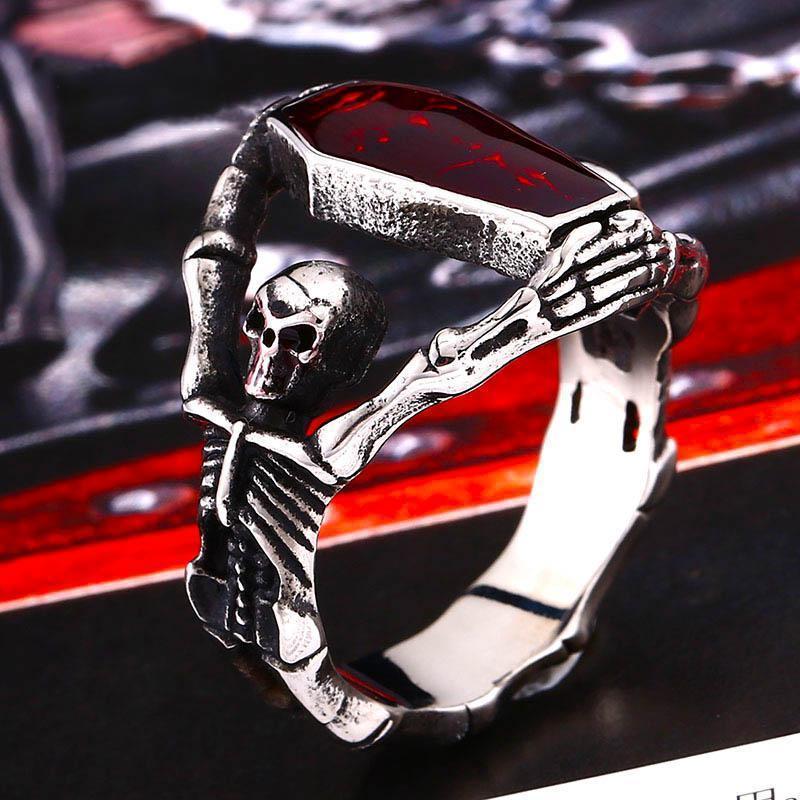 Blackriss™Skull Coffin Ring-Blackriss