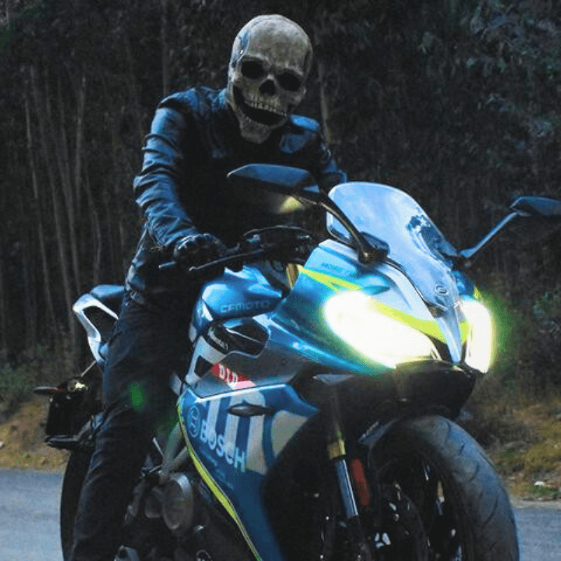 SkullMask™ - Full Head Skull Mask with Movable Jaw
