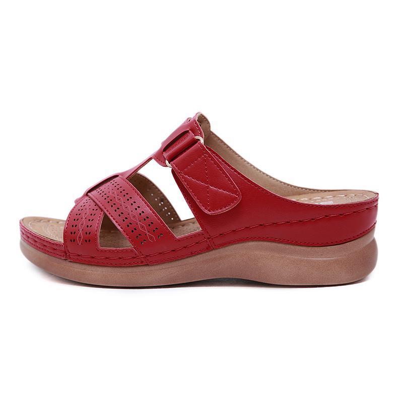 Women's Hook Loop Wedges Sandals