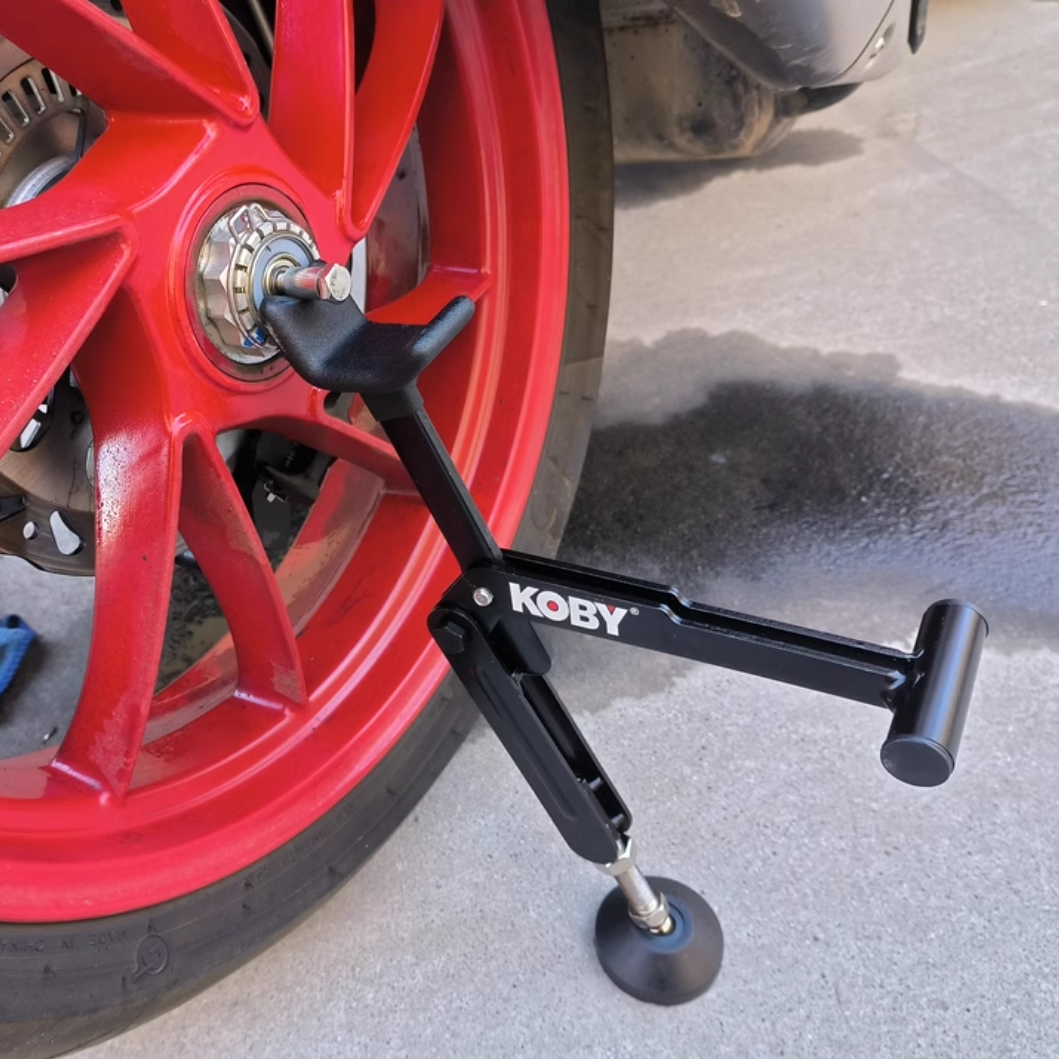 Motorcycle lifting frame rear wheel support frame portable maintenance lifting frame