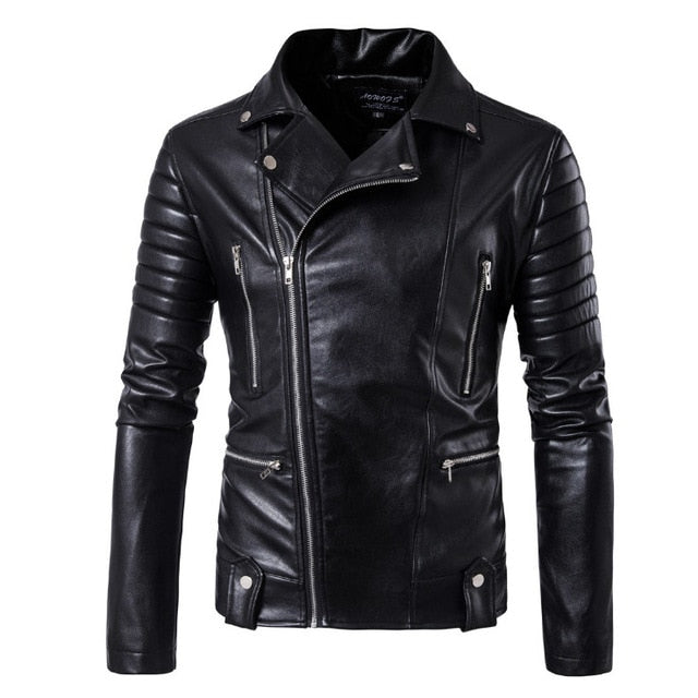 Blackriss™Men's Leather Jacket-Blackriss