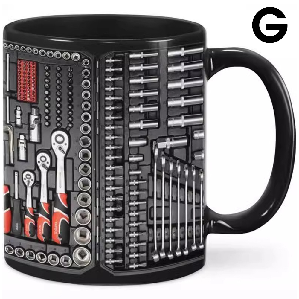 Unique 3D Mechanic Toolbox Set Mug