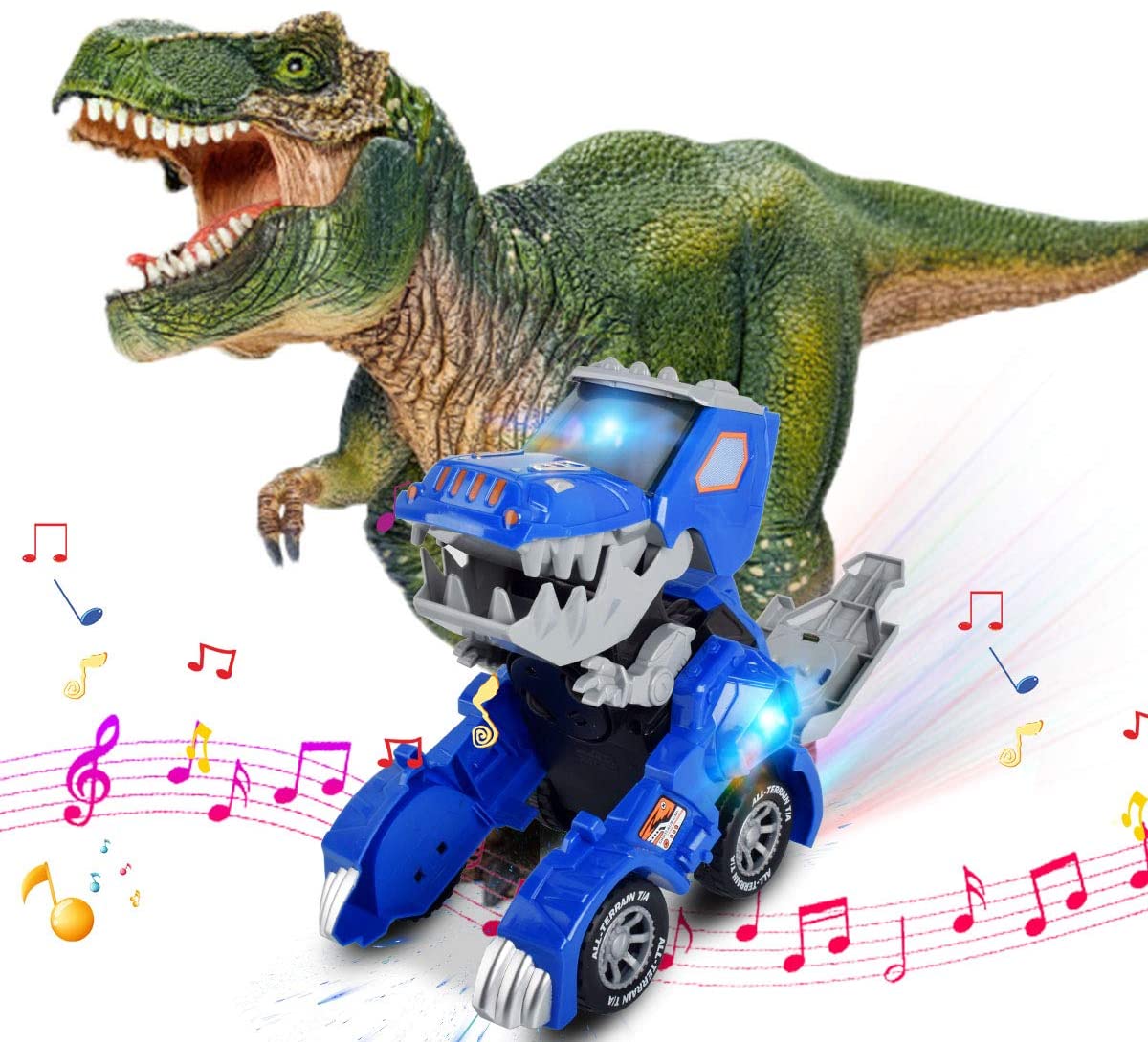 🎁 49% OFF🎁 Transforming Dinosaur LED SUV Car