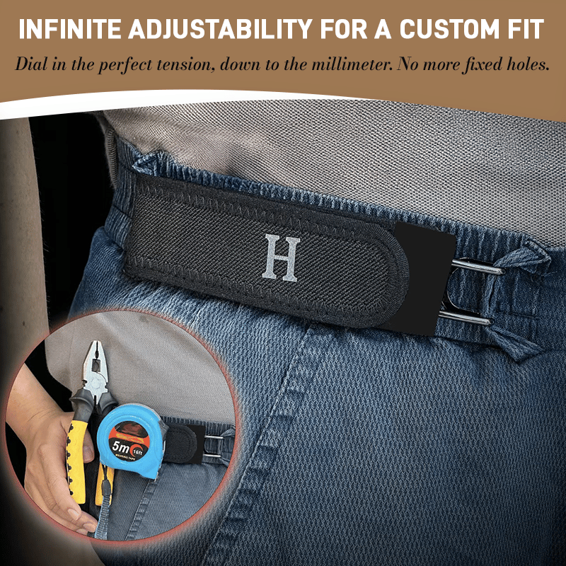 🔥 Tactical Metal Hook Elastic Belt (Unisex)