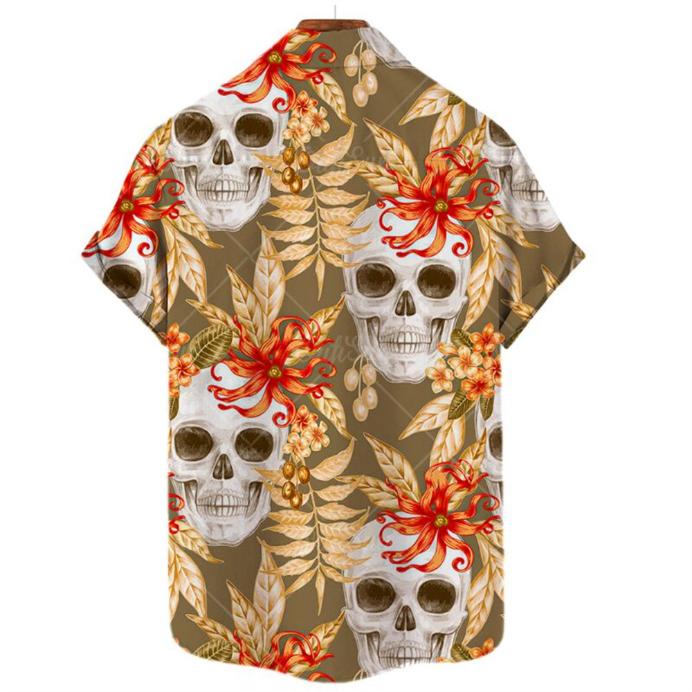 BLACKRISS™Hawaiian Skull Shirt-Blackriss