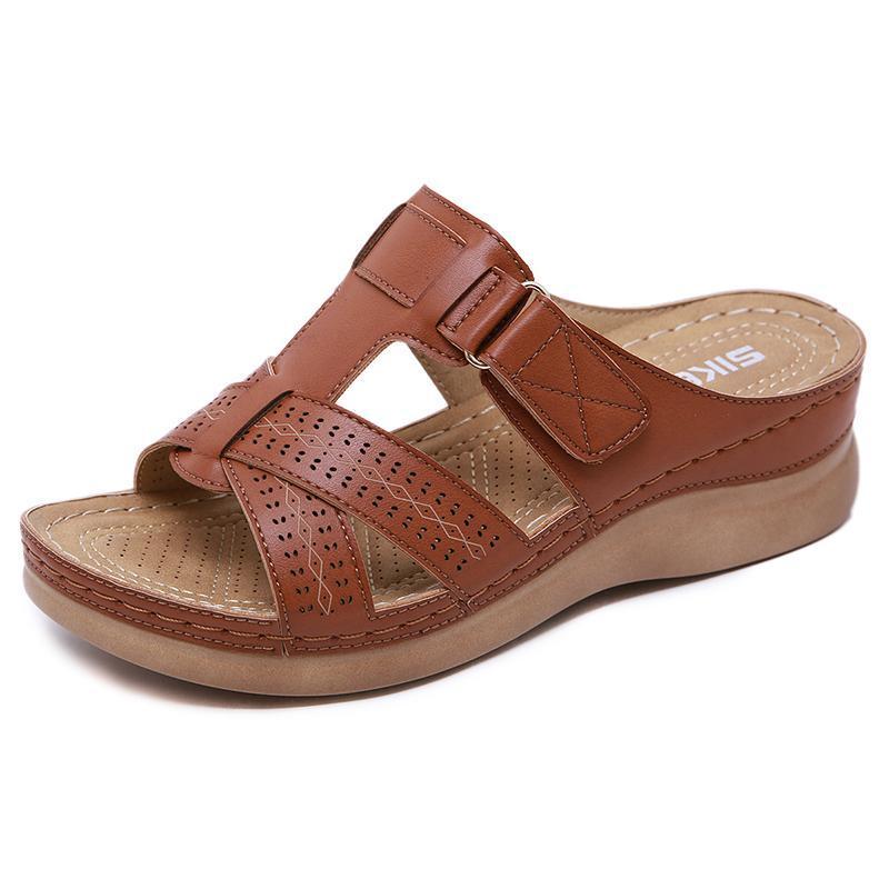 Women's Hook Loop Wedges Sandals