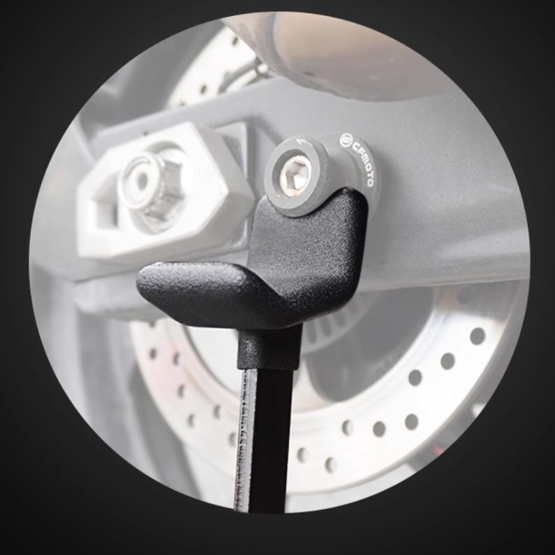 Motorcycle lifting frame rear wheel support frame portable maintenance lifting frame