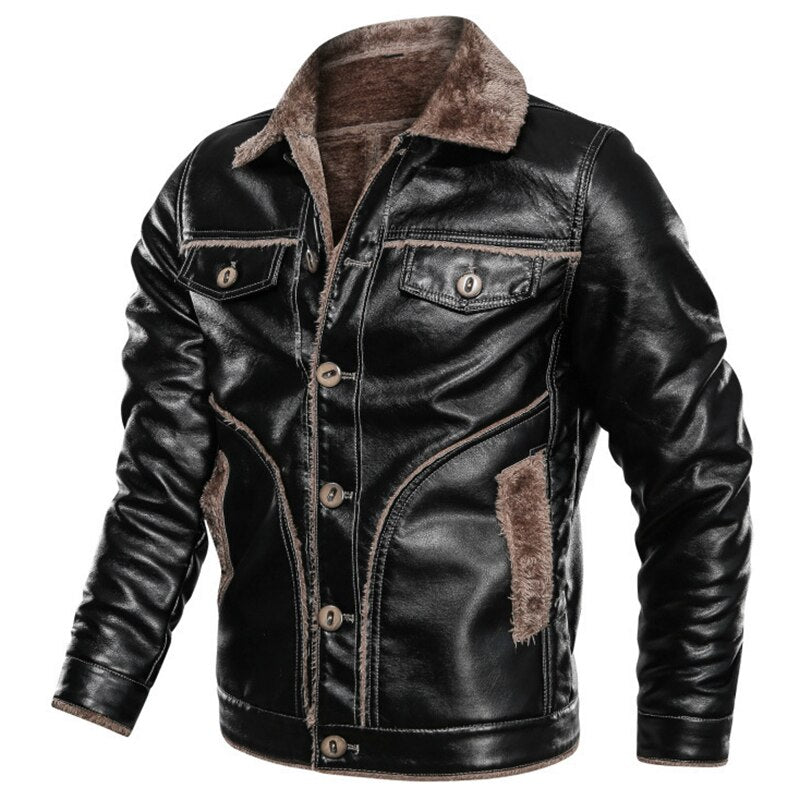 Blackriss™Men's Leather Jacket-Blackriss