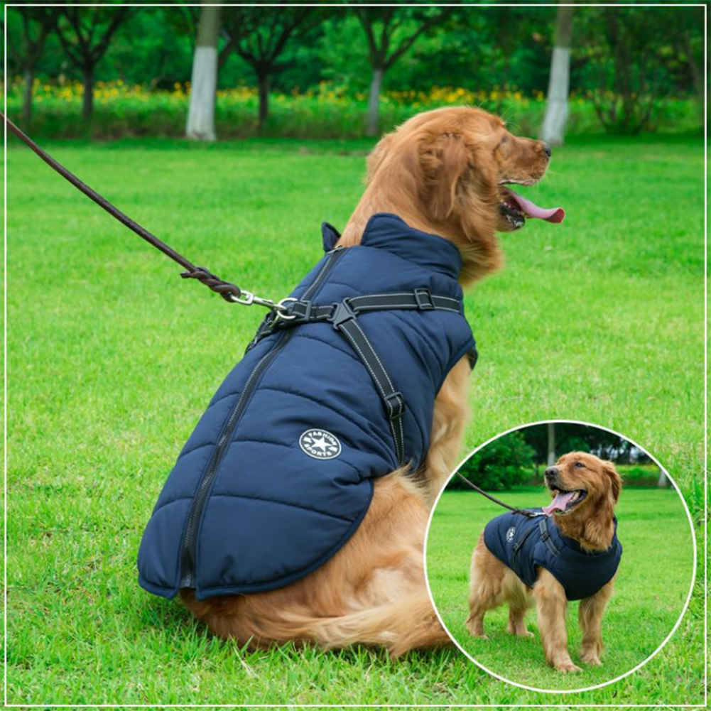 Pawbibi™ - Waterproof Winter Jacket with Built-in Harness