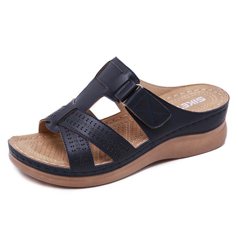 Women's Hook Loop Wedges Sandals