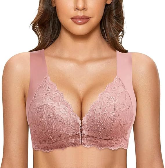 🔥Full Coverage Front, Closure Support Bra Comfort & Sleep Bra💖
