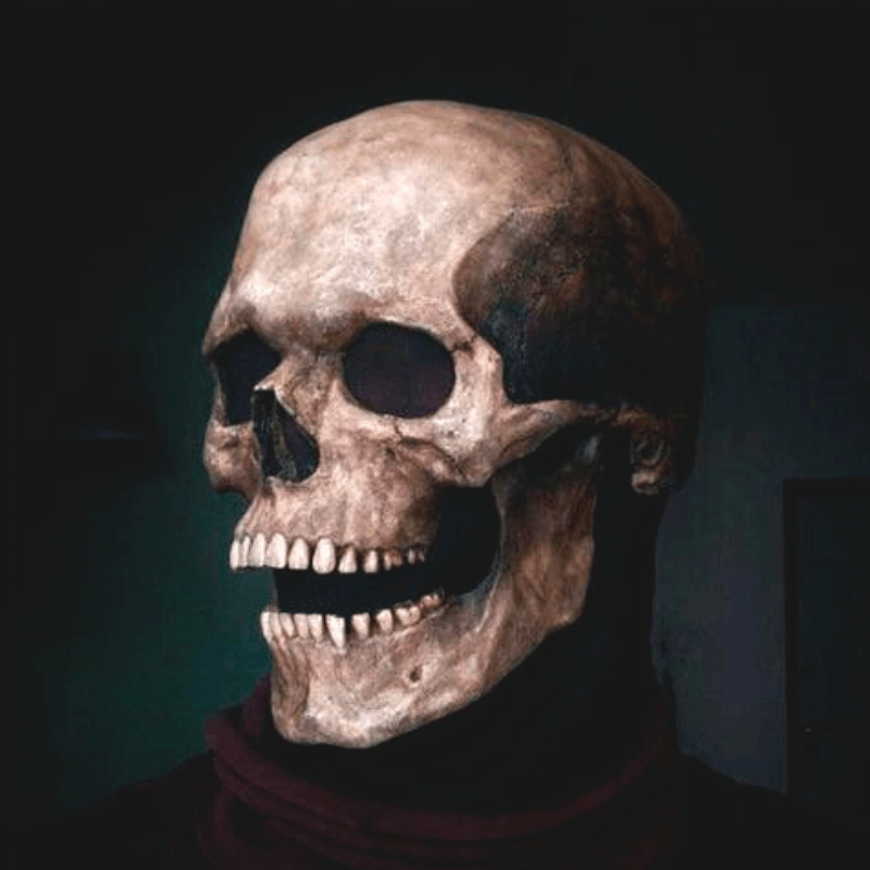 SkullMask™ - Full Head Skull Mask with Movable Jaw