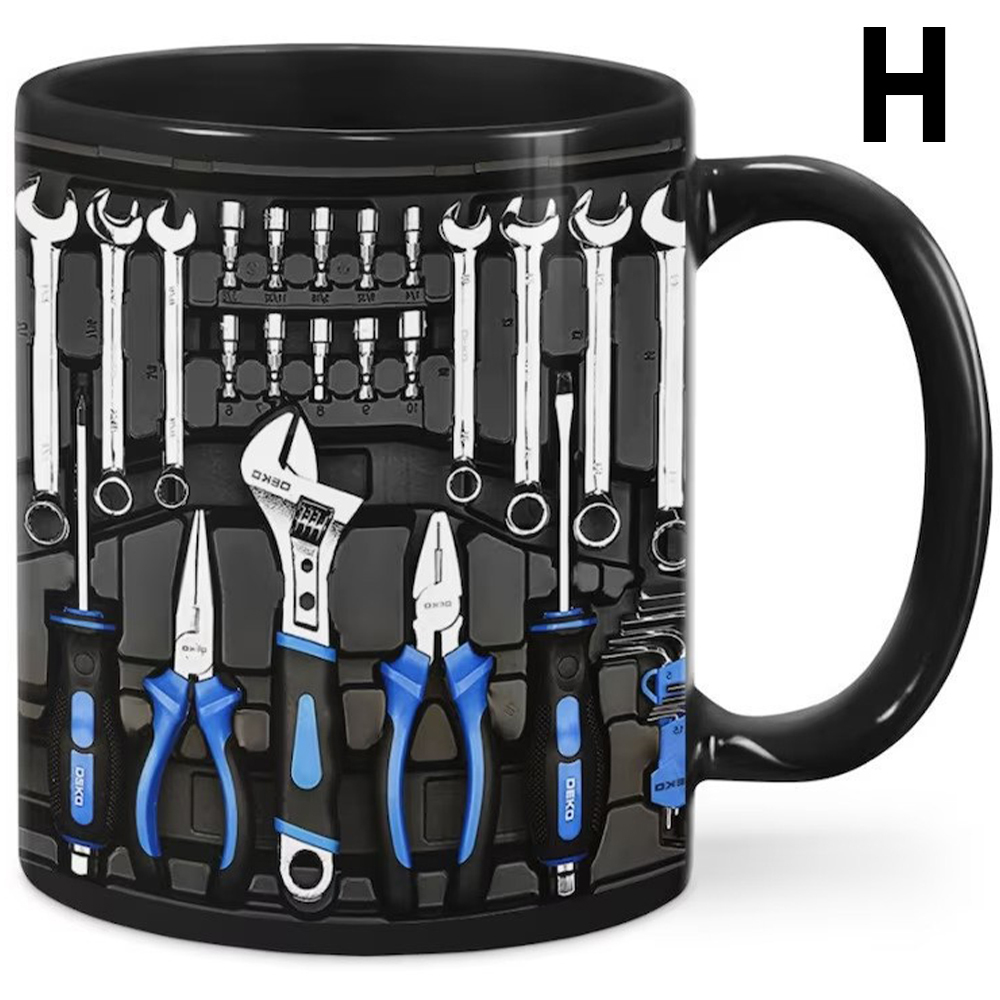 Unique 3D Mechanic Toolbox Set Mug