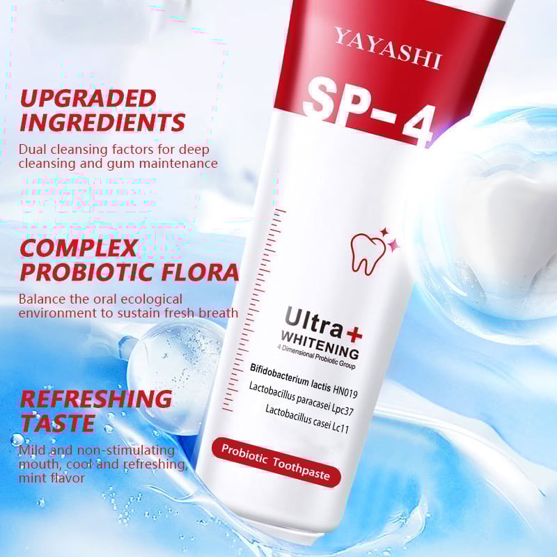 🔥2024 HOT SALE - YAYASHI SP-4TM Probiotic Whitening Toothpaste