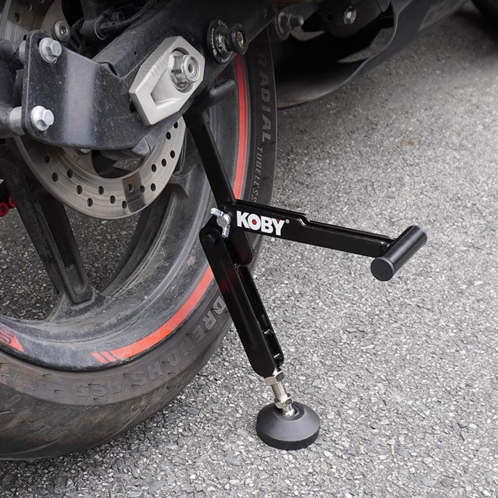 Motorcycle lifting frame rear wheel support frame portable maintenance lifting frame