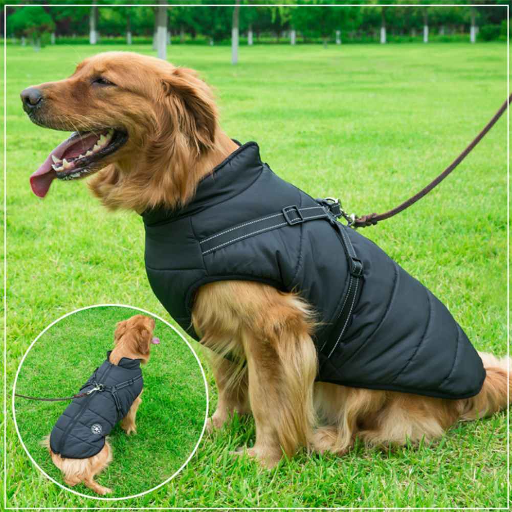Pawbibi™ - Waterproof Winter Jacket with Built-in Harness